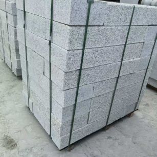 辽宁 芙蓉白火烧两面路沿石