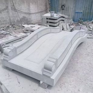 辽宁 芝麻灰花岗岩园林景观 小石桥