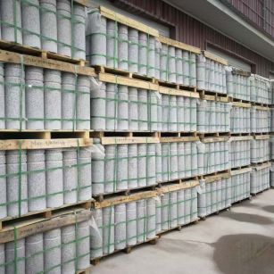 辽宁 芝麻白挡车柱、阻车桩、隔离柱