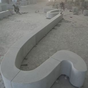 辽宁 花岗岩整石坐凳拼装