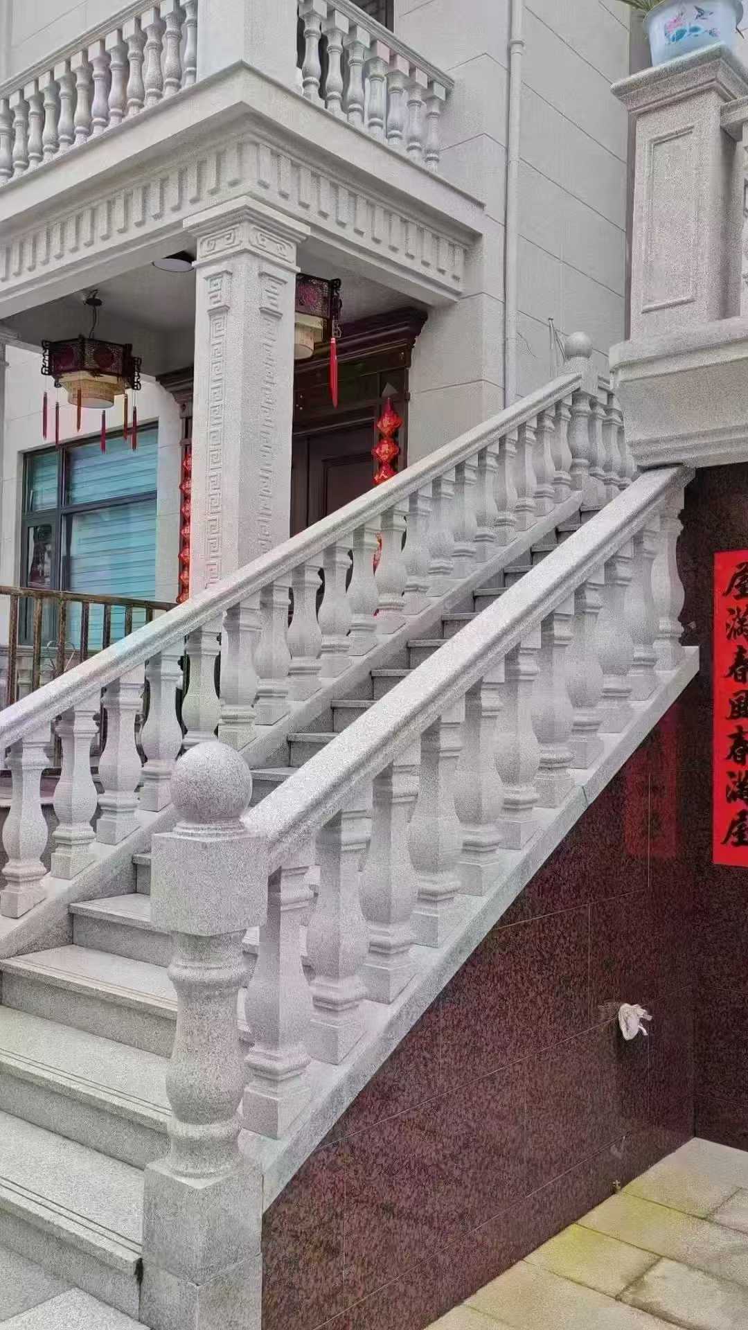 辽宁 天然石材 阳台庭院护栏、栏杆