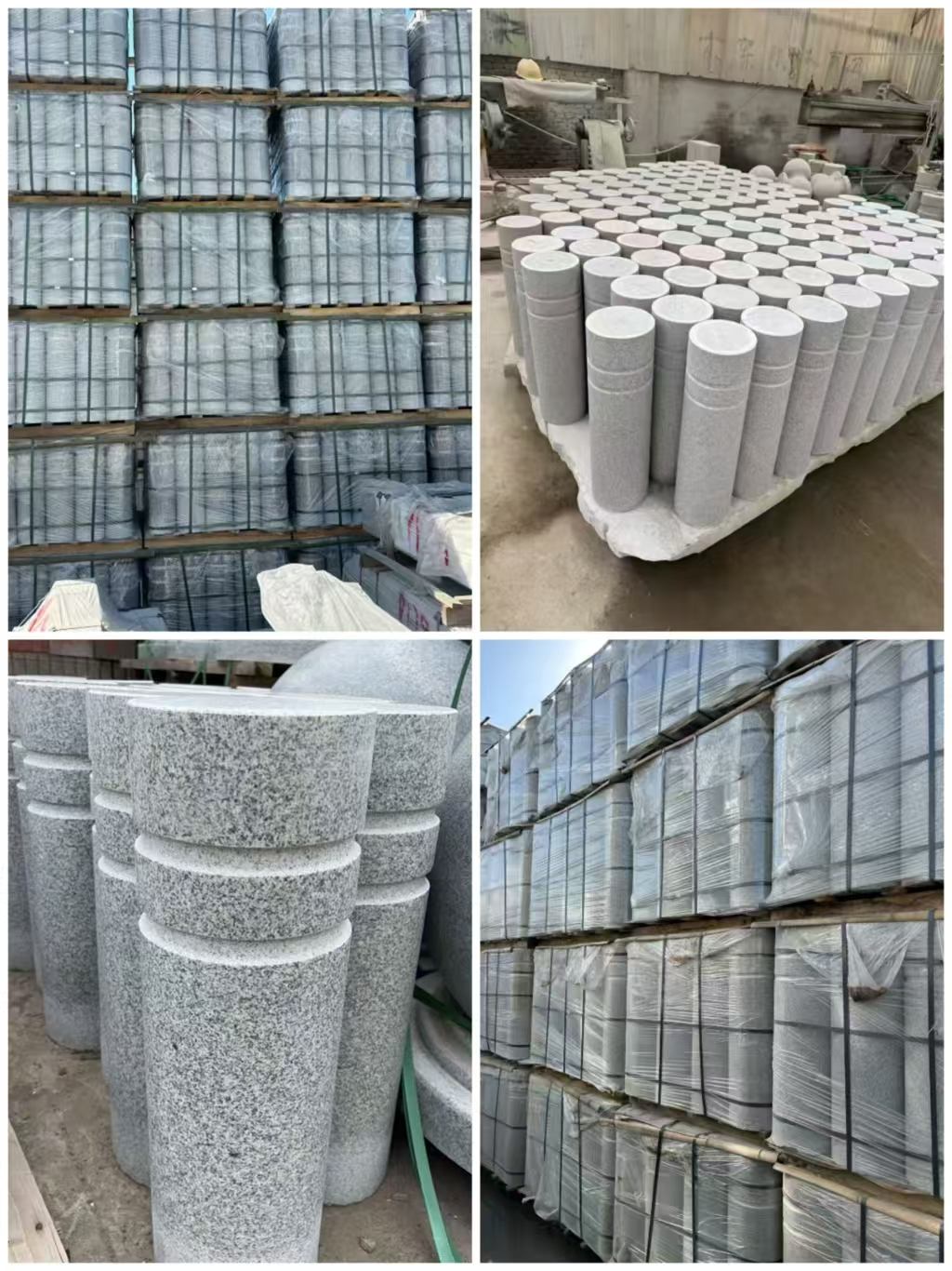 辽宁 芝麻白花岗岩挡车柱、隔离柱多少钱