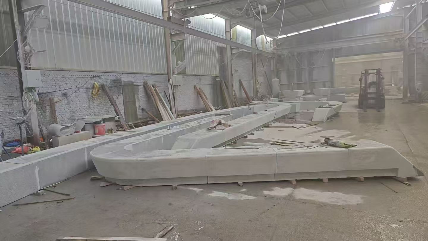 辽宁 花岗岩整石坐凳拼装