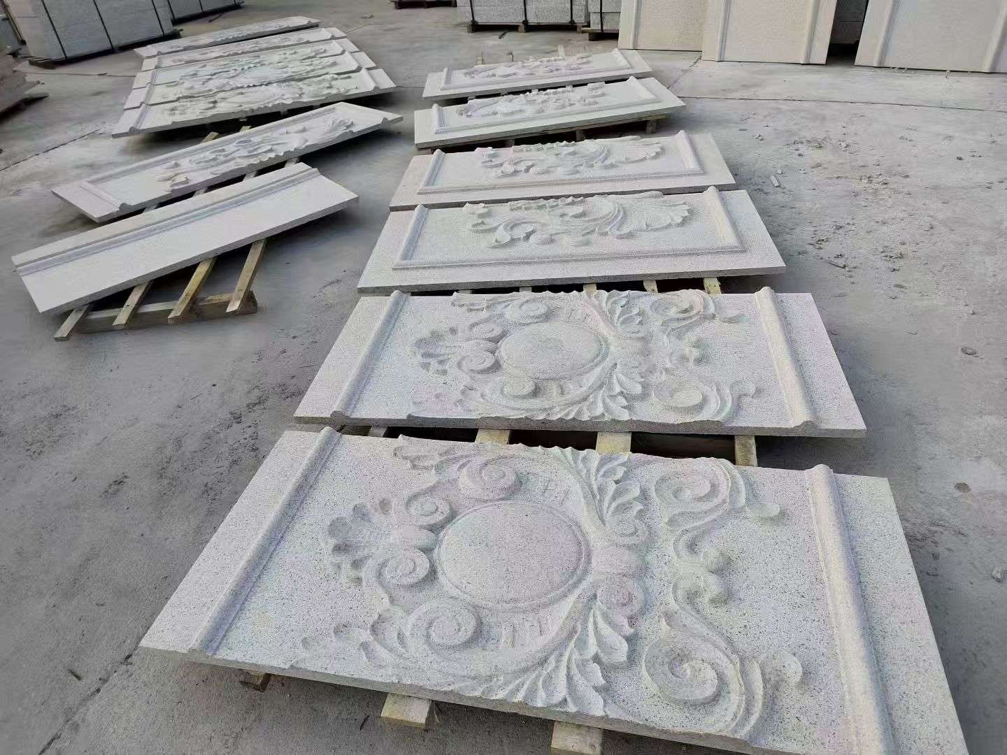 辽宁 芝麻白干挂雕花板